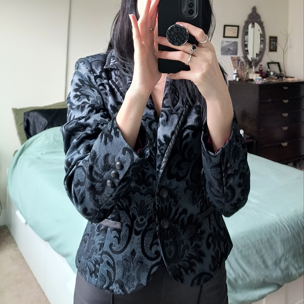 Royal Blue and Purple Marciano Blazer